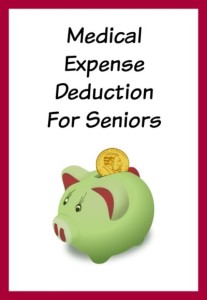 Medical expense deduction for seniors
