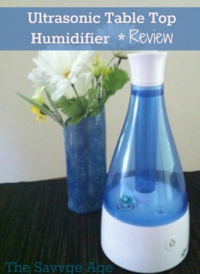 Ultrasonic Table Top Humidifier review. My favorite humidifer for allergies and dry air.