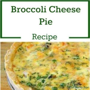 Easy, quick and yummy is this Broccoli Cheese Pie recipe. Spinach can easily be substituted for broccoli!