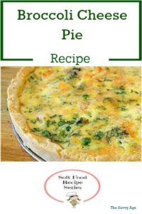 Easy, quick and yummy is this Broccoli Cheese Pie recipe. Spinach can easily be substituted for broccoli!