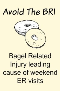Slicing bagels lead the way in causing ER visits.