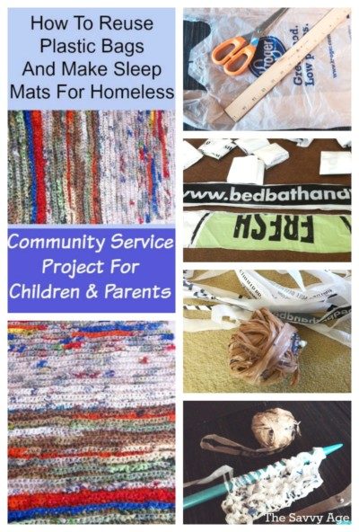 Learn how to turn plastic bags into sleep mats for the homeless.