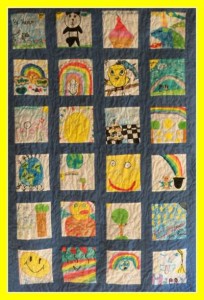 How to Make A Classroom Quilt. Community service project, charity quilt or fundraiser.