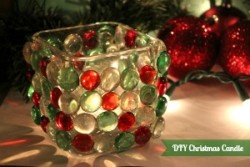 Easy DIY Christmas Candle!