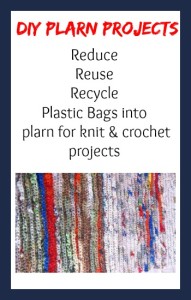 Recycle and upcycle those plastic bags into plarn. Free plarn patterns for all the crafty DIY, knitters and crocheters.
