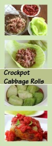 Oh Cabbage! Easy crockpot cabbage rolls - gluten free and paleo friendly.
