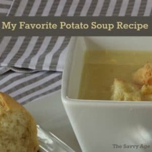 My favorite potato soup recipe. Anytime of the year this is a yummy comfort food!
