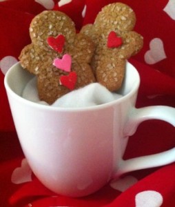 How to make cute, fun and easy Valentine's Day Hack Gingerbread Cookies.