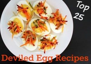 Look no further, top 25 deviled egg recipes.