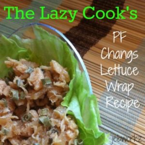 Easy copycat recipe of PF Changs Lettuce Wrap.