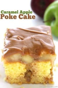 Caramel Apple Poke Cake recipe