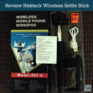 Review of this affordable and easy to use selfie stick. Wireless selfie stick doubles as a monopod for camera or cell phone.