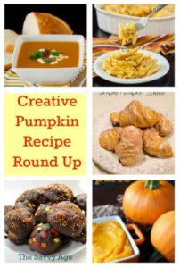 Creative pumpkin recipes to enjoy. Pumpkin Recipe Round Up!