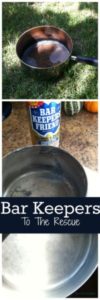 Bar Keepers to the rescue to restore stainless steel. DIY with Bar Keepers.