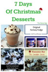 Christmas Dessert Collection! 7 days of delicious desserts perfect for your Christmas dessert table.