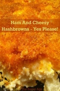 Great recipe for ham leftovers! Ham And Cheesy Hashbrowns recipe.