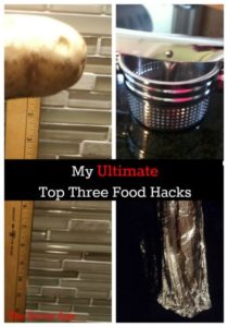 My top three food hacks to make cooking easier .