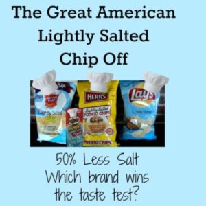Lightly Salted Chip taste test fb