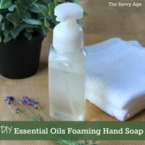 DIY Essential Oils Foaming Hand Soap! Hand made and home made using your healthy essential oils.