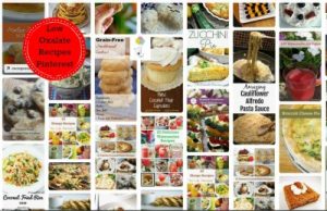 Collage of low oxalate recipes on Pinterest.