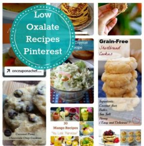 Low Oxalate recipes on Pinterest Board.