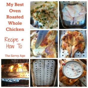 Tender, yummy and moist is my tried and true Best Oven Roasted Whole Chicken recipe. Sharing my tips to make the perfect roasted whole chicken every time!