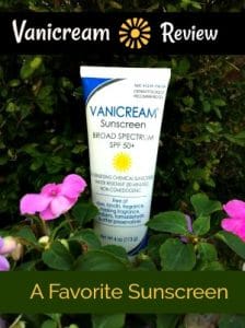 tube of Vanicream sunscreen