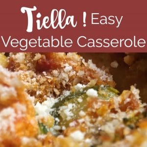 Tiella recipe: layered zucchini and cheese casserole