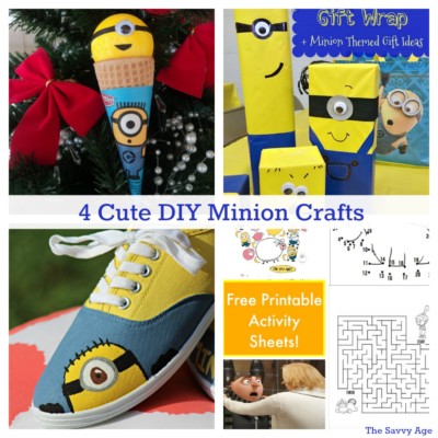 Tis The DIY Season! 4 Easy Minion Crafts