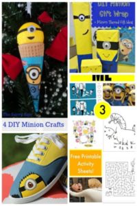 4 Easy DIY Minion Crafts for your favorite minion fan!