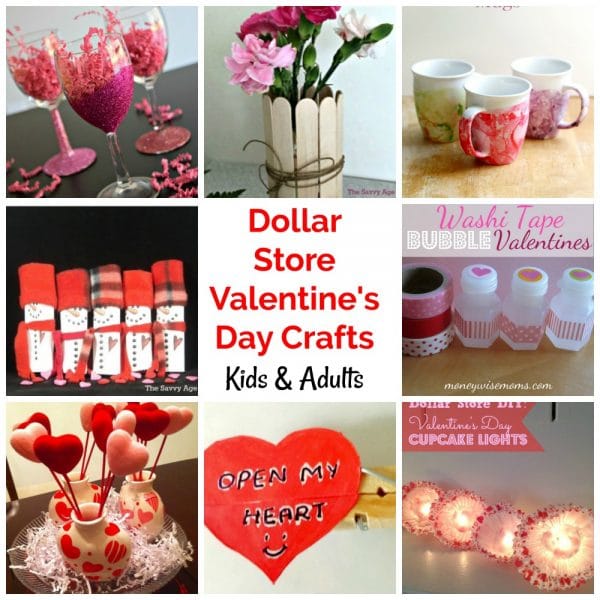 DIY Dollar Store Valentine’s Day Crafts & Gifts