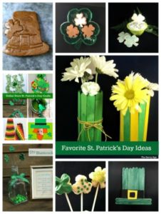 Favorite St. Patrick's Day Ideas for kids and adults! Easy St. Patrick's Day recipes, crafts and DIY ideas!