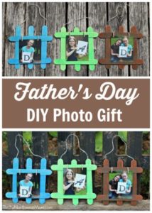 Popsicle Stick Craft for Father's Day.