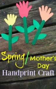 Mother's Day Popsicle Stick craft for kids.