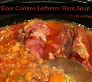 Slow Cooker Leftover Ham Soup.