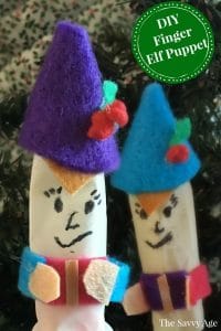 Two finger elf puppets