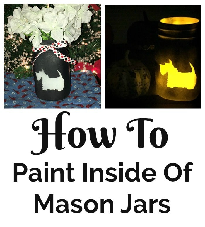 how to paint inside mason jar 700 coll fb The Savvy Age