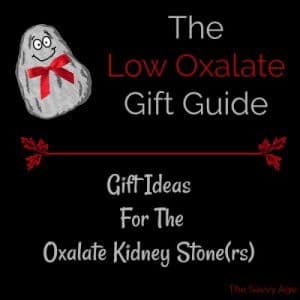 Low oxalate gift guide.