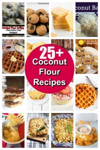 Collage of coconut flour recipes