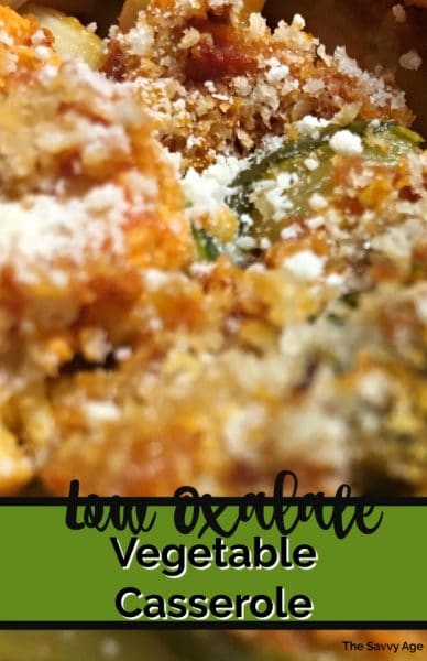 Layered vegetable casserole