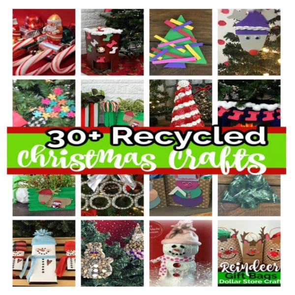30+ Recycled Christmas Crafts
